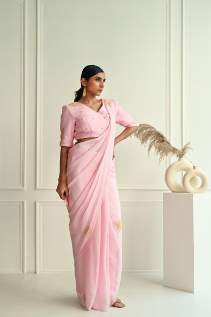 Baby Pink Saree