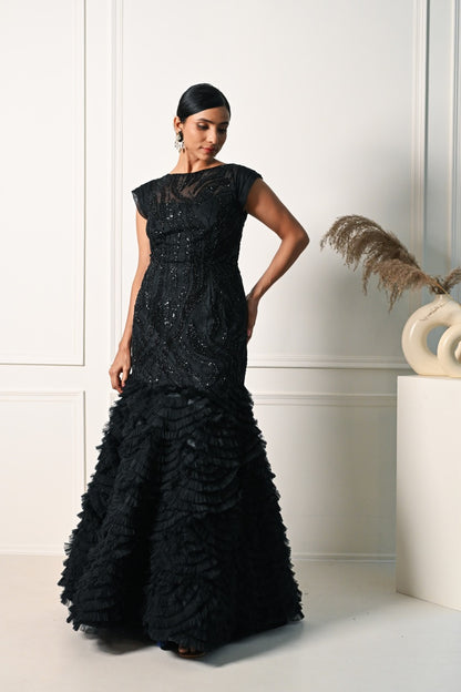 Black Cocktail Gown