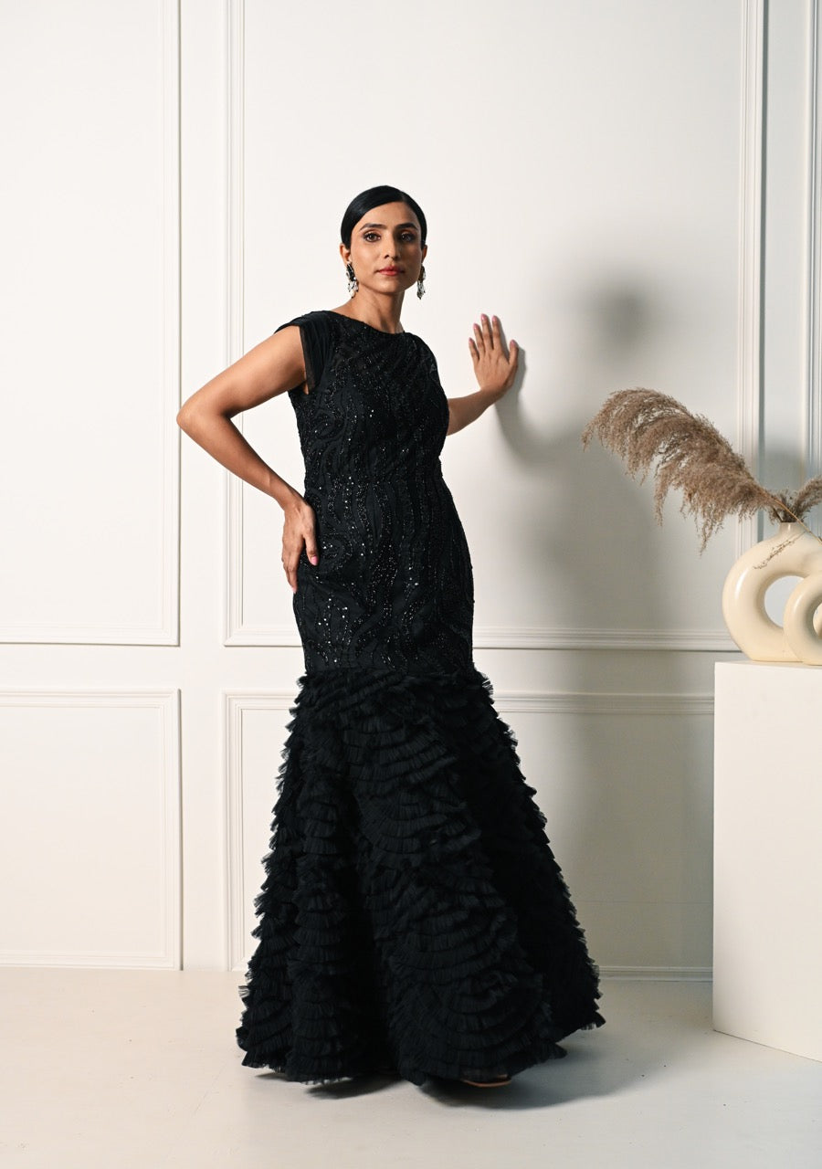 Black Cocktail Gown