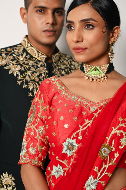 Red Bridal Lehenga