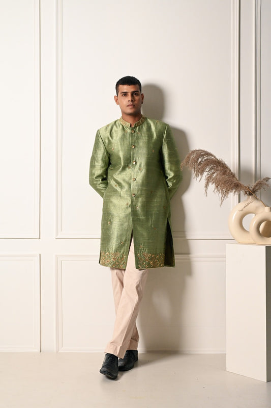 Sage Green Sherwani