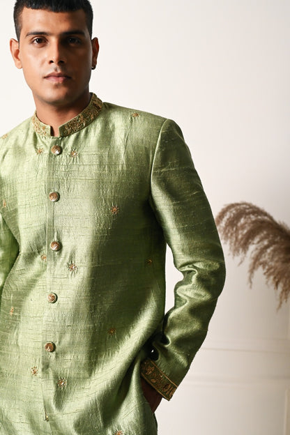 Sage Green Sherwani