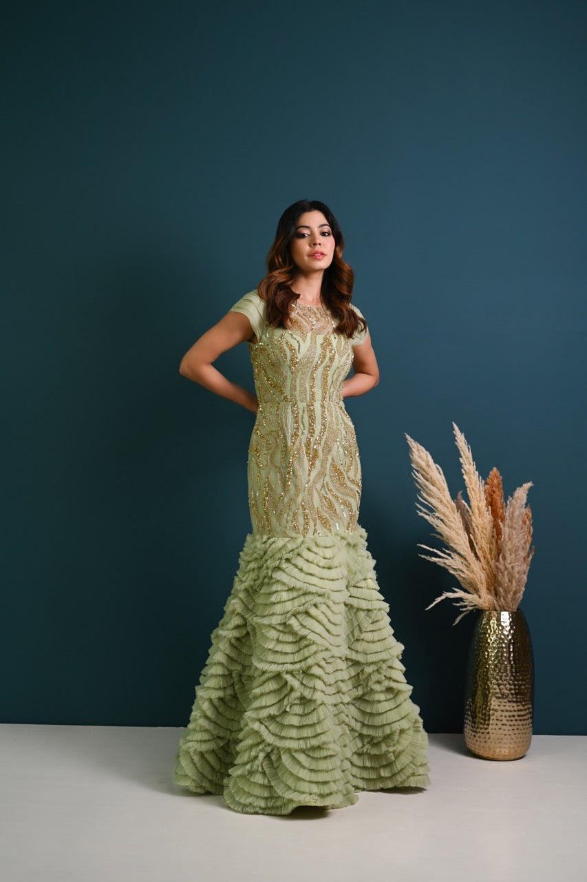 Sage Green Gown