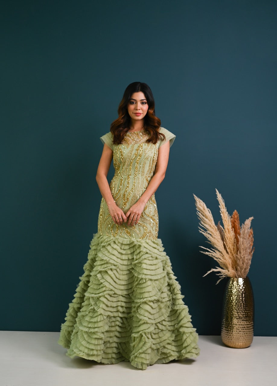 Sage Green Gown