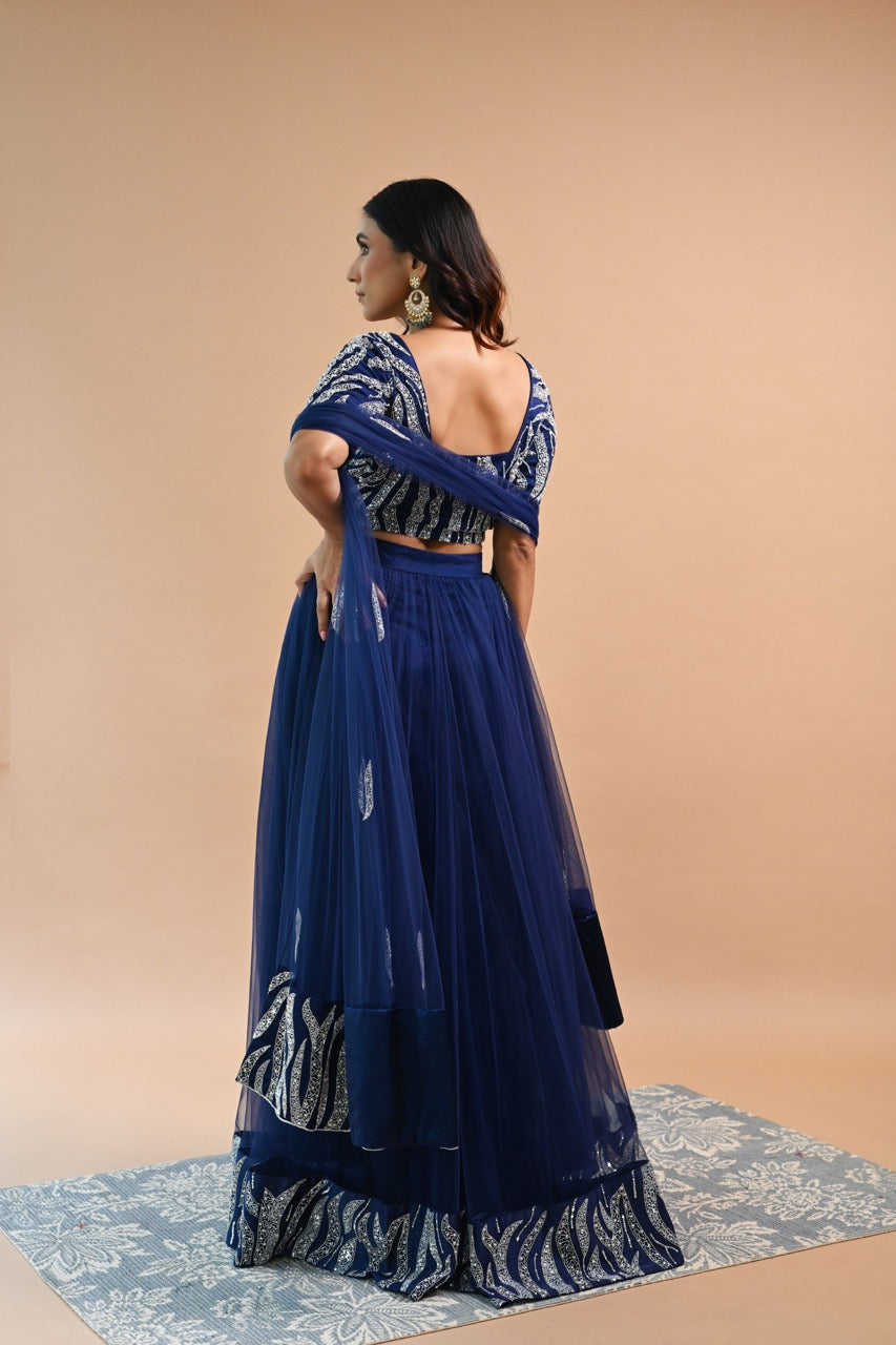 Exquisite Blue Lehenga