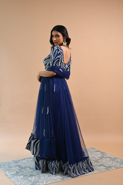 Exquisite Blue Lehenga