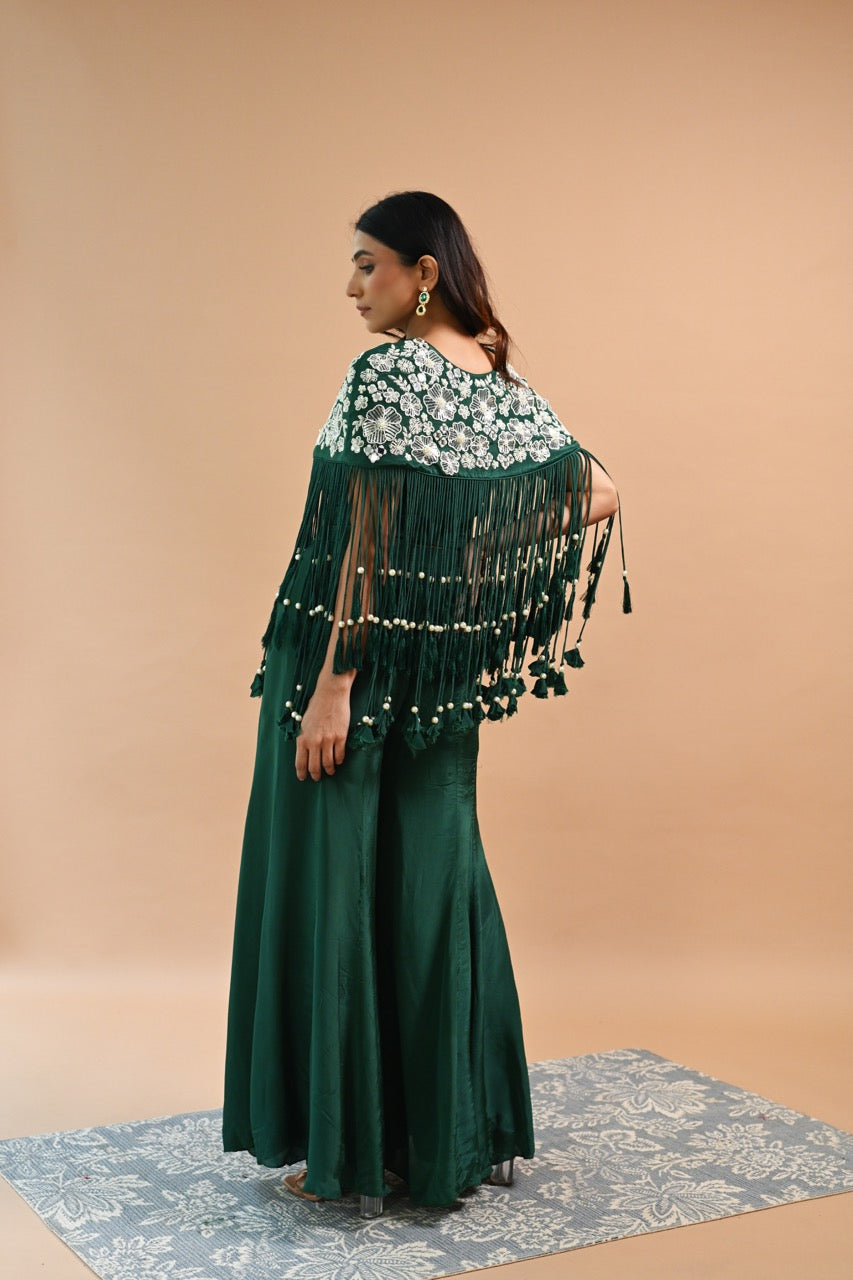 Green Cape Set